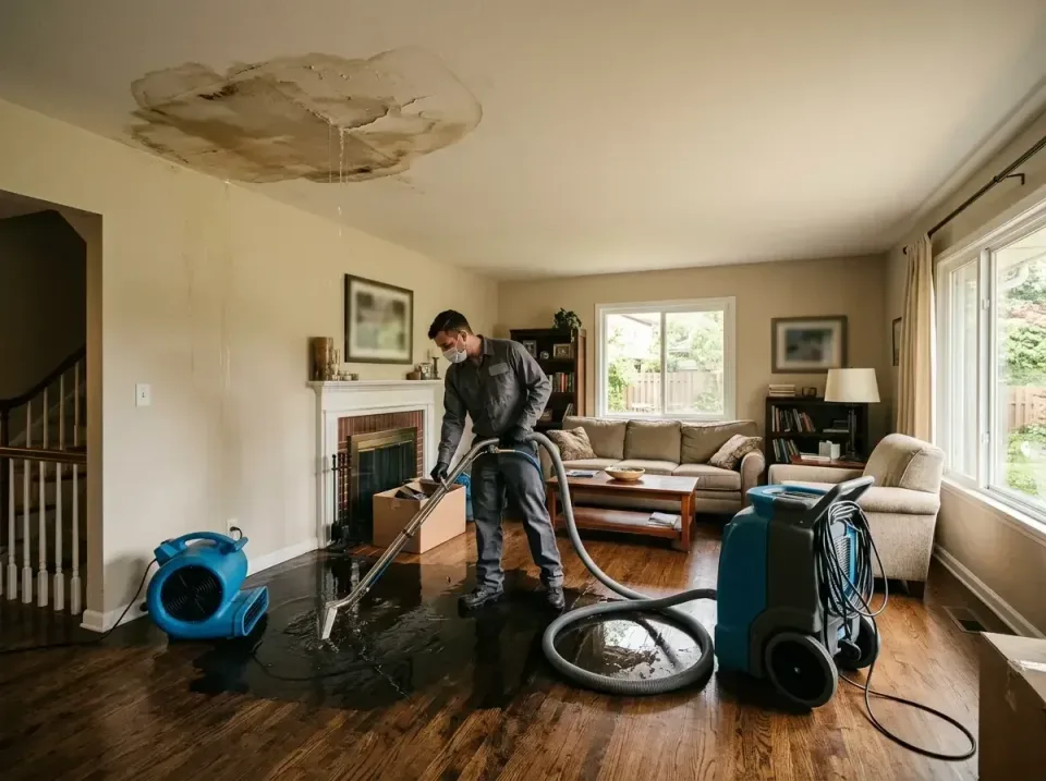attic-pipe-burst-ceiling-drip-008 — frequently asked questions, Water Damage Restoration & Carpet Care in Wooster, OH